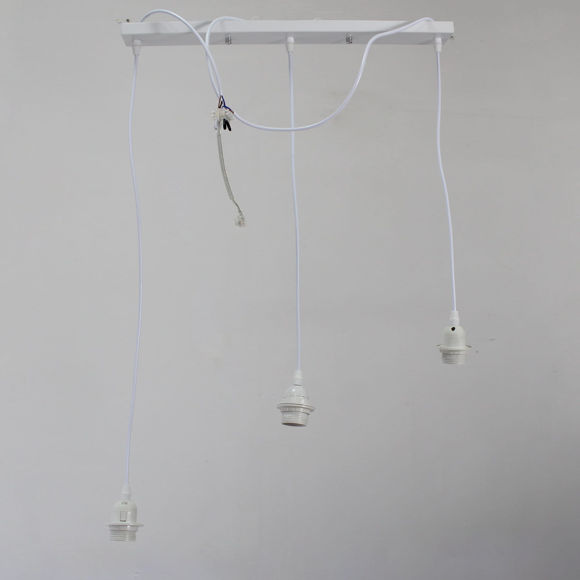 Weiße Drei-Lampen-Kappe Deckenplatte E27 Flur / Veranda / | Etsy