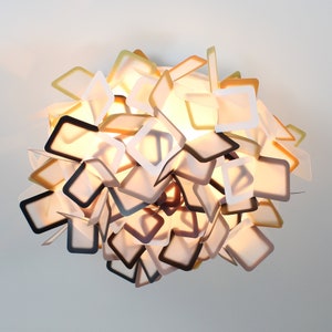 Moderne Acryl Blumen Deckenleuchte: Romantische Unterputz Lampe