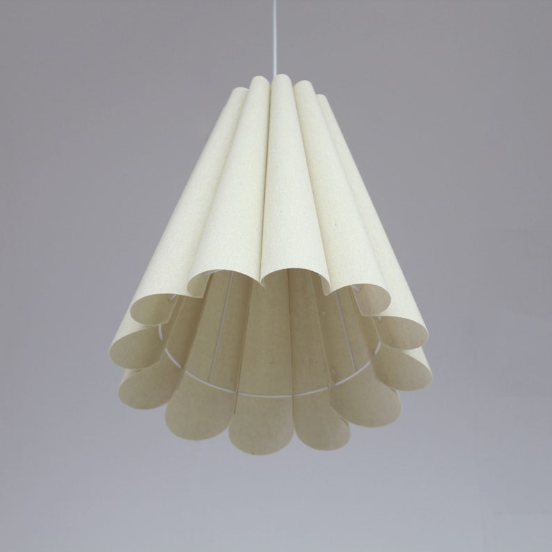 DuzyDesigns Burlap Pleated Lampshade