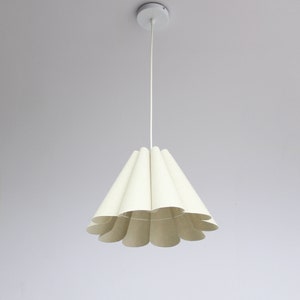 Duzy lampada a sospensione in tela di iuta leggera fatta a mano in tessuto di alta qualità e acrilico plissettato-5#, realizzata su misura, 110-240 V/50-60 Hz