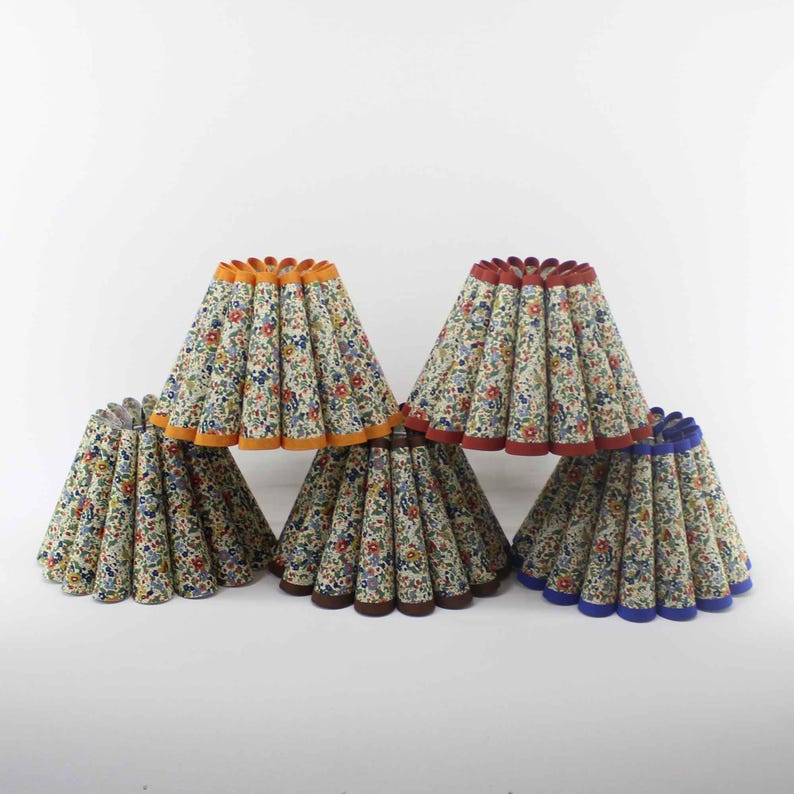 DuzyDesigns Pleated Fabric Lampshade - Thumbnail 3