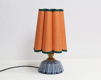 Duzy handmade candy orange fabric and acrylic with ceramic lamp for home decor-26#, 110-240V/50-60Hz, Using Worldwide