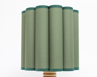 Duzy diy handmade dark green fabric and acrylic drum shape lamp shade for home furnishing-50#,custom made,110-240V / 50-60Hz