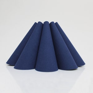 Duzy handmade ins high quality navy blue fabric and acrylic pleated lampshade-29#,110-240V/50-60Hz, Using Worldwide