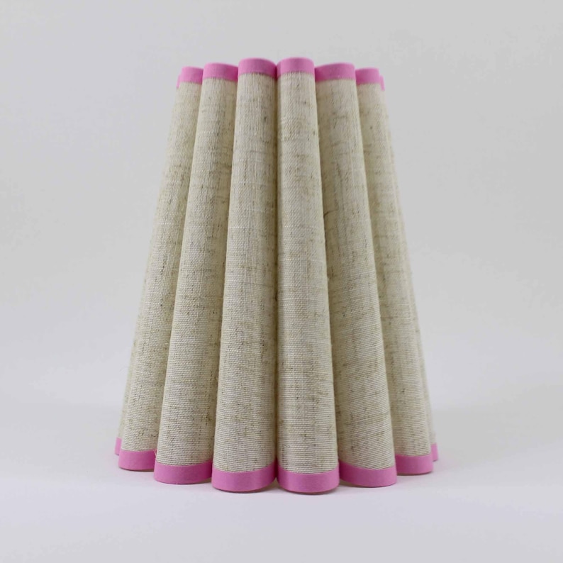 DuzyDesigns Pleated Fabric Lampshade - Thumbnail 4