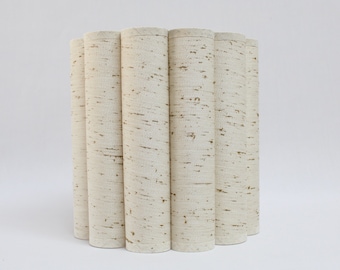 Handmade Khaki Floral Fabric Drum Lampshade: Custom Home Decor