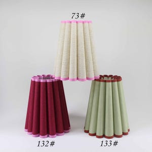 Duzy handmade fabric pleated lampshade for home gift