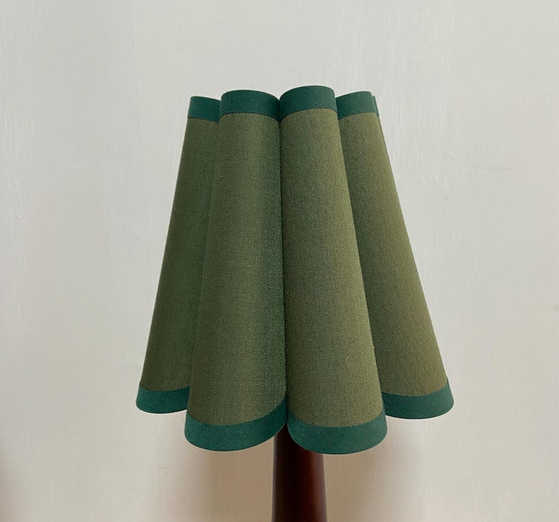 DuzyDesigns Scalloped Pleated Lamp Shade - Thumbnail 2