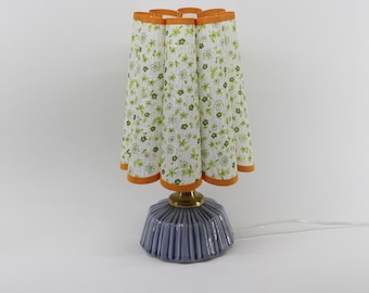 Handgemachte grüne Blumen-Stoff-Lampe für Tagesgeschenk-138 #