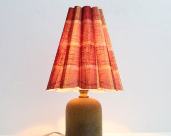 Duzy handmade red plaid fabric decoration creative lamp for home decor-106#, 110-240V/50-60Hz, Using Worldwide