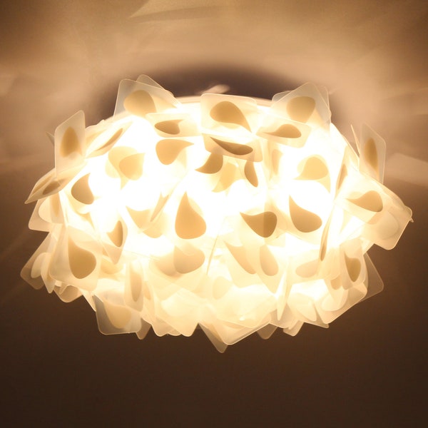 White water drop flush mount ceiling lamp ,simple modern ceiling lighting, living room children's room bedroom ceiling lamp,ø50cm