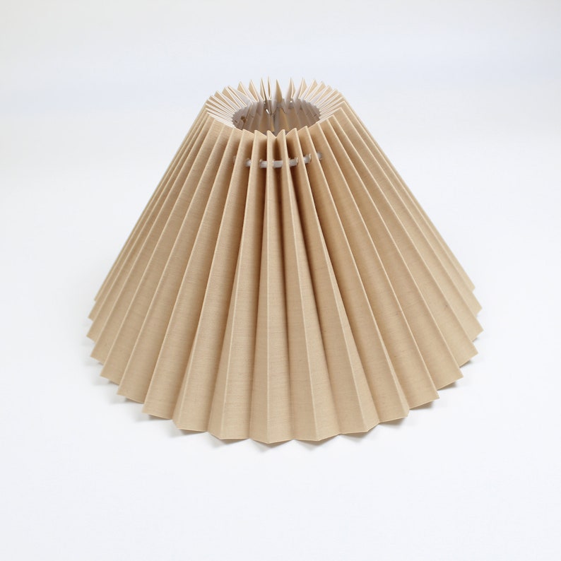 Duzy handmade high quality fabric and acrylic pleated lamp Etsy