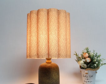 Duzy handmade brown fabric and brown ceramic base table lamp for home decor-78#, 110-240V/50-60Hz, Using Worldwide