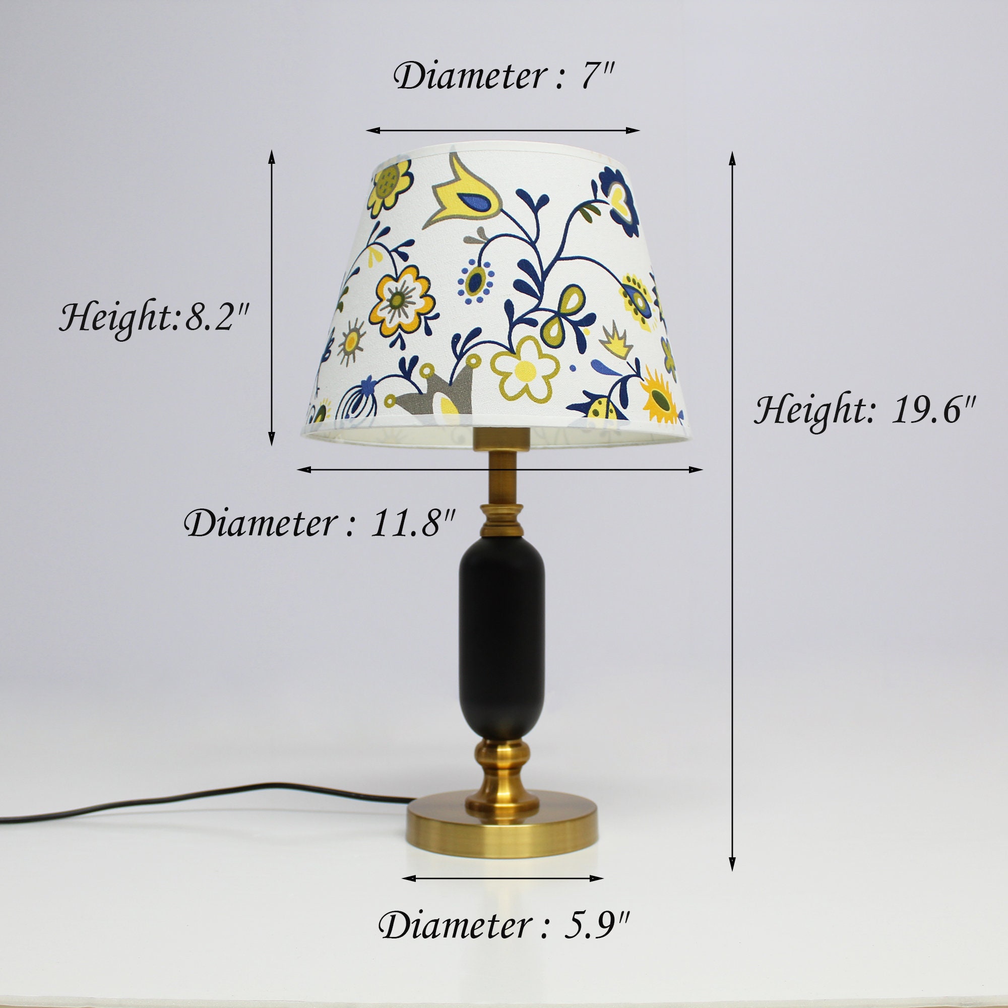 Duzy handmade ins flowers cloth craft night lamp for home furnishing 110-240V50-60Hz