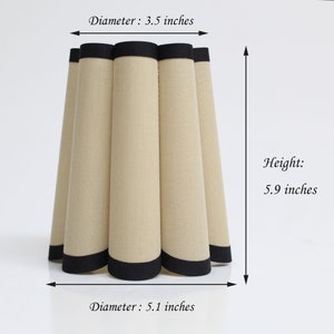 Duzy handmade mini multiple colors fabric and acrylic pleated lamp shade for home decor