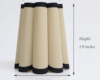 Duzy handmade mini multiple colors fabric and acrylic pleated lamp shade for home decor
