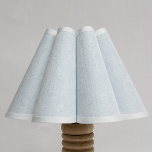 Handmade Alice Blue Fabric Lampshade: Modern Home Decor-80#