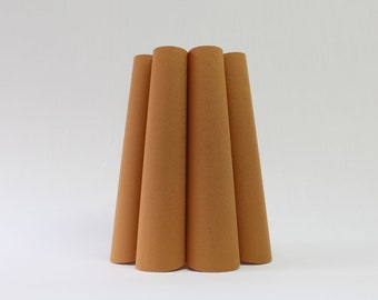 Duzy handmade ocher fabric and acrylic lampshade for home furnishing -62#,Color can be customized made,110-240V / 50-60Hz