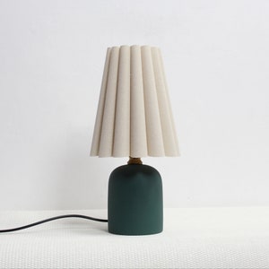 Duzy handmade light oatmeal color fabric decoration creative lamp for home decor-5, 110-240V/50-60Hz, Using Worldwide image 1