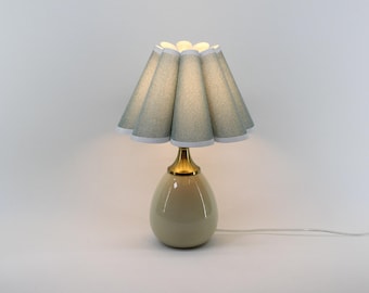 Handgemachte hellblaue Stoff Lampe für Muttertagsgeschenk -105 #