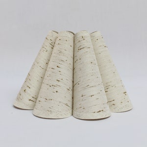 Handmade Khaki Floral Fabric Lampshade for Home Decor-72#