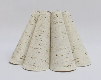 Handmade Khaki Floral Fabric Lampshade for Home Decor-72#