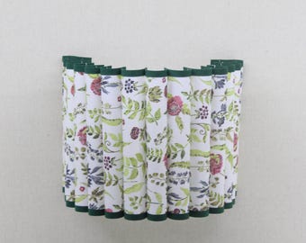 Handgemachte Blumen Muster Stoff Jakobsmuschel Wandlampe - Moderne Leuchte-137#