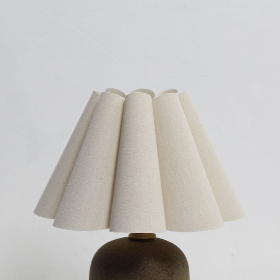 Handmade Skirt Shape Burlap Fabric Lampshade for home gift-5#