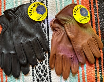 Genuine Deerskin Leather Riding Driving Gloves