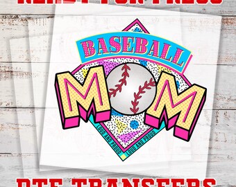Baseball DTF Transfer, Retro Baseball Shirt, 90's Baseball Shirt, DTF Iron on Transfer, DTF Gang Sheet