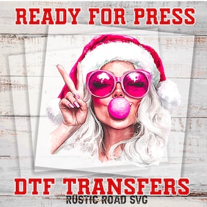 Christmas DTF, Christmas Iron On Transfer, Warm Peel Direct to Film Transfer