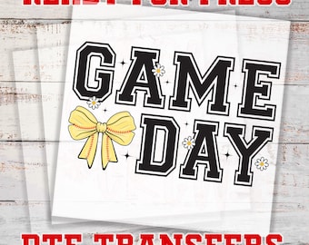 Transferencias DTF de softbol, transferencias para el día del partido de softbol, transferencias DTF para planchar, hojas DTF para equipos
