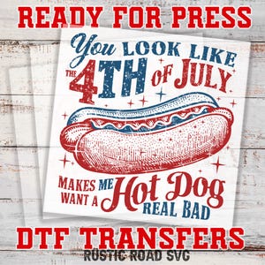 4. Juli DTF Transfers, Sie sehen aus wie der 4. Juli Transfer, Amerika Shirt Transfer, bereit zum Pressen DTF Transfer