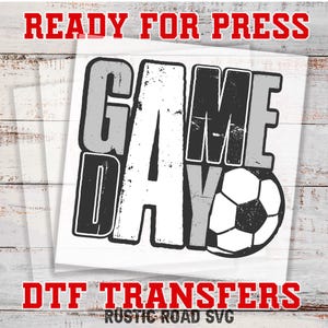 Fußball DTF Transfers, Fußball Mom Shirt Aufbügler, Fußball Spieltag Shirt Aufbügeln, DTF Aufbügler, DTF Gang Sheet