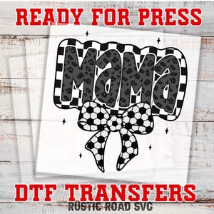 Fußball DTF Transfers, Fußball Mom Shirt Aufbügler, Fußball Spieltag Shirt Aufbügeln, DTF Aufbügler, DTF Gang Sheet