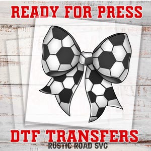 Soccer DTF Transfers, Soccer Gameday Transfer, DTF Iron on Transfer, DTF Gang Sheet
