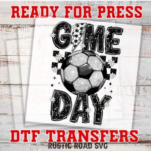 Fußball Spieltag Transfers, Fußball Mom Bügelbild, Fußball Spieltag Transfers, DTF Band Sheet, DTF Gang Sheet