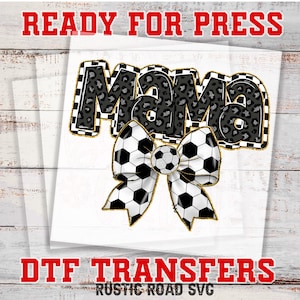 Soccer DTF Transfers, Soccer Mama Iron On, Soccer Gameday Transfer, DTF Iron on Transfer, DTF Gang Sheet