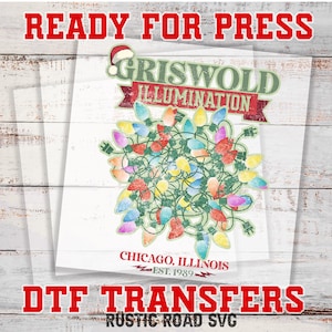 Christmas Vacation DTF, Christmas DTF, Christmas Iron On Transfer, Warm Peel Direct to Film Transfer