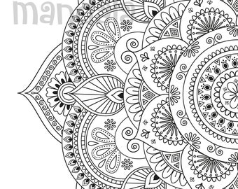 Adult Coloring Pages Etsy