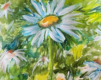 Daisy Artwork,Daisy Print ,Daisy Wall Art, Daisy Decor