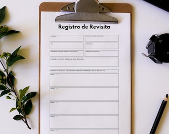 Registro de Revisitas: JW Ministry Tracker (Digital Download)