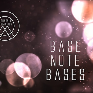 Notas BASE para Perfume em Casa. Simplificando a fragrância! NÃO DILUÍDO, adicione uma nota de topo e de meio à sua nota de base para criar uma fragrância