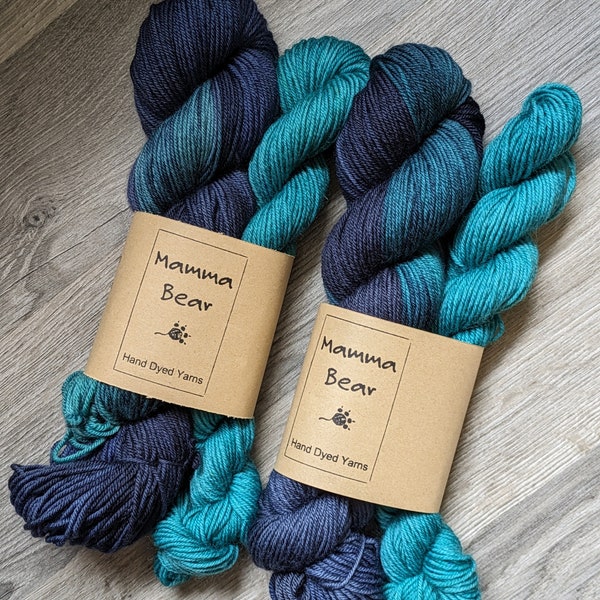 Merino nylon sock yarn set - Dragons Eye