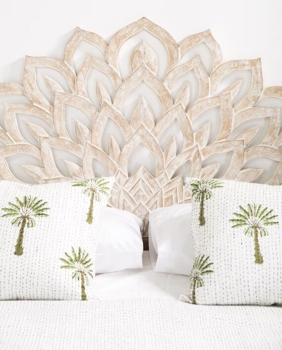 Top selling Handcrafted King size Headboard With Bohemian
