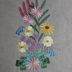 Machine Embroidery  design  Digital design  Flower embroidery