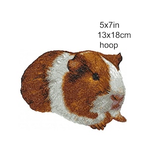 Cavia fotosteek borduurontwerp (digitale download)