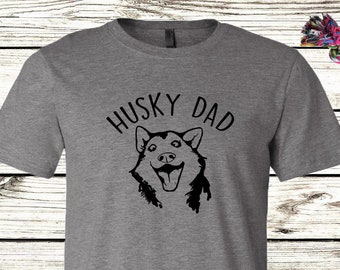 husky dad shirt