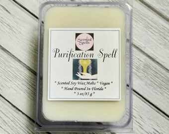 Awakening Spell Vegan Soy Wax Shot Ecofriendly Wiccan Inspired Candle Melt Citrus Scented Soy Wax Tart
