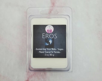 La cera de soja se derrite / Eros / Dios del amor / Vegano / Dios griego / Mitología griega inspirada / Aroma masculino / Regalo para él / Regalo para ella
